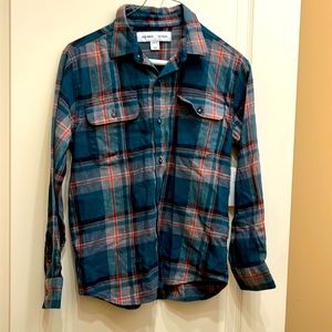 🇺🇸 Boys Old Navy flannel shirt size 10–12 with tags